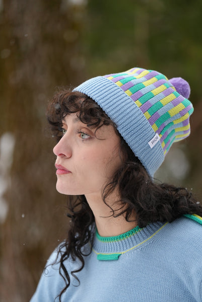 tuque - stripes | côte d'azur