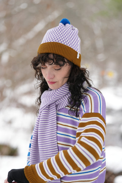 tuque - checks | pain d'épice