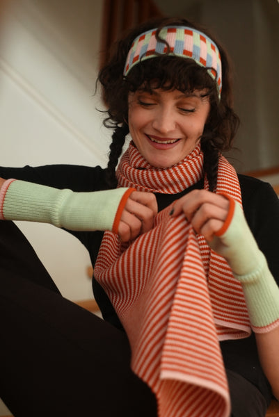 fingerless mitts - solid | pascale