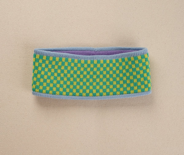 headband - checks | côte d'azur