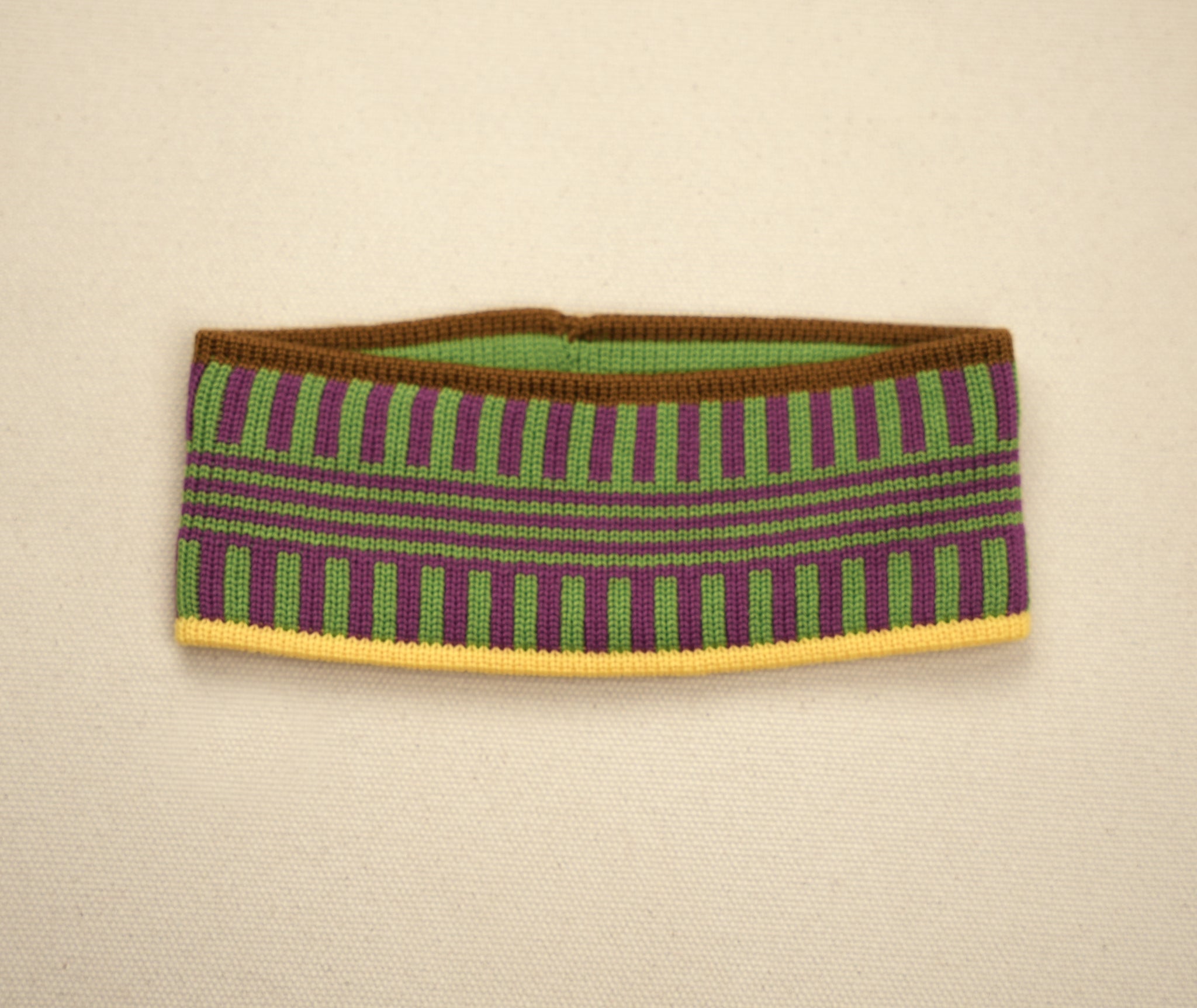 headband - stripes | raspberry lime