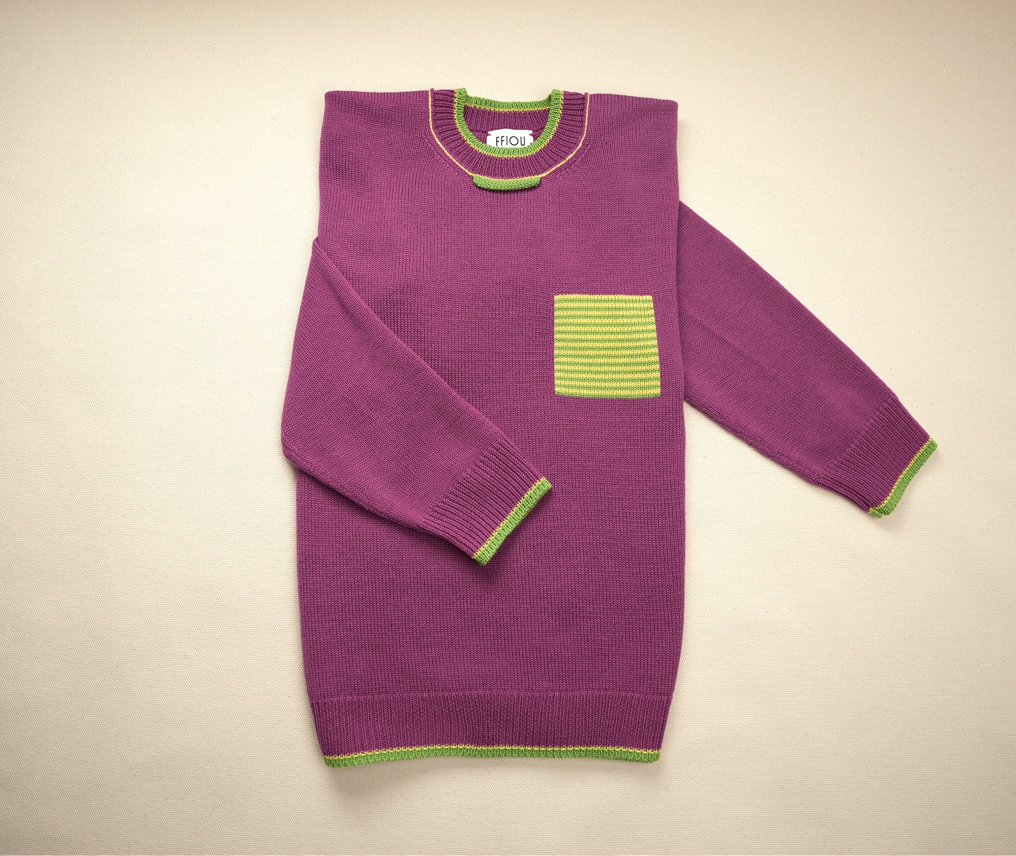 sweater | raspberry lime