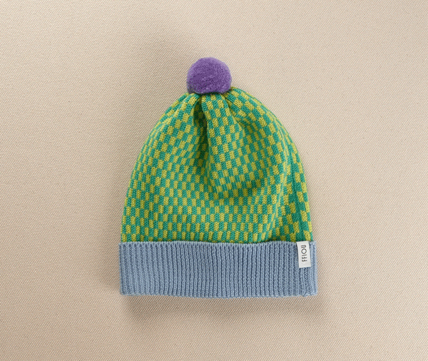 tuque - checks | côte d'azur